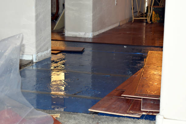 Professional Emergency Water Damage Restoration technician working in Ocean View, HI